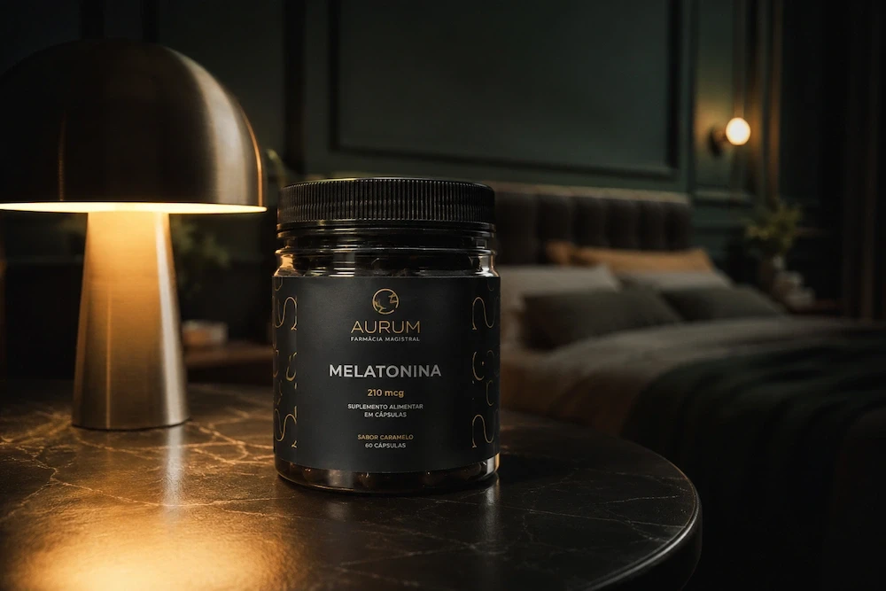 Melatonina manipulada: como a fórmula individualizada muda o suporte ao sono