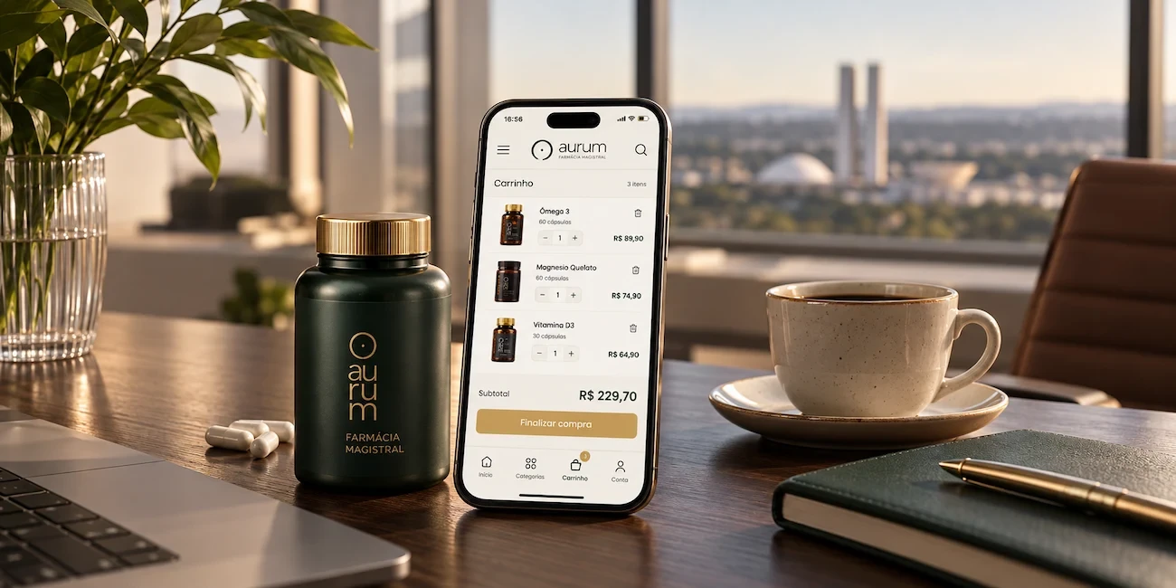 Aurum agora é online: como pedir suas fórmulas sem sair de casa